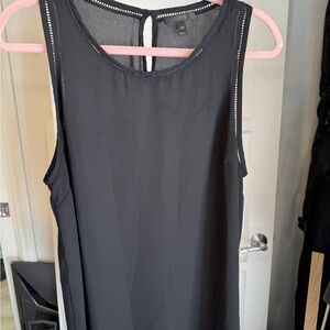 J. Crew Black Textured Top